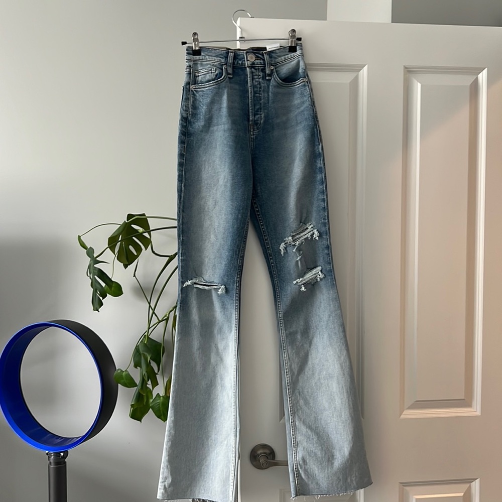 Hudson size 24 NWT ultra high rise flare Faye